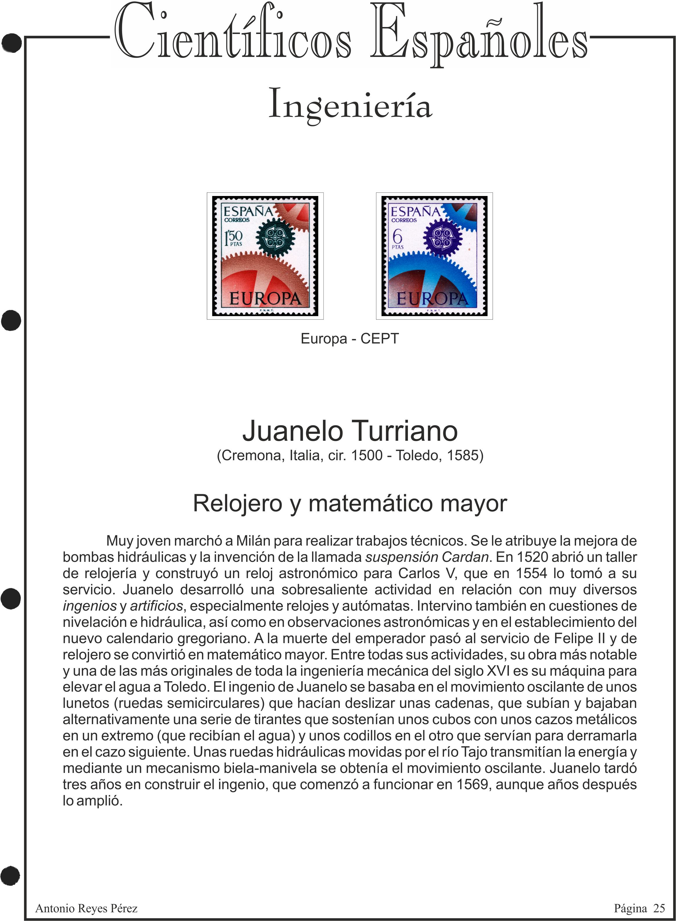 Álbum de cientificos