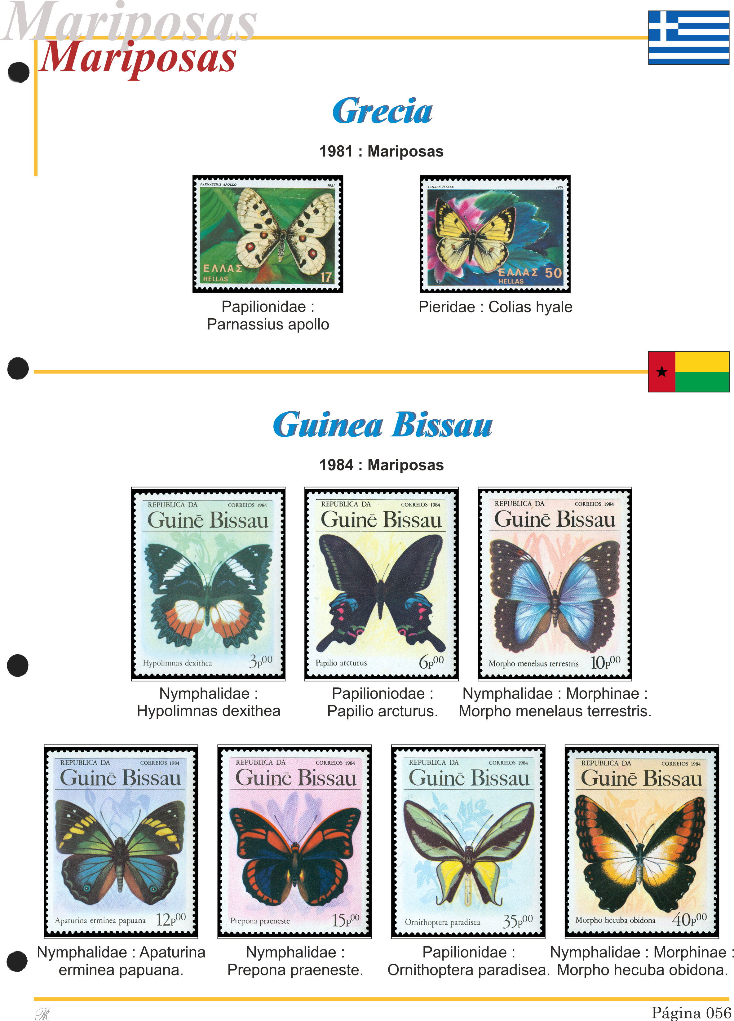 Álbum de mariposas