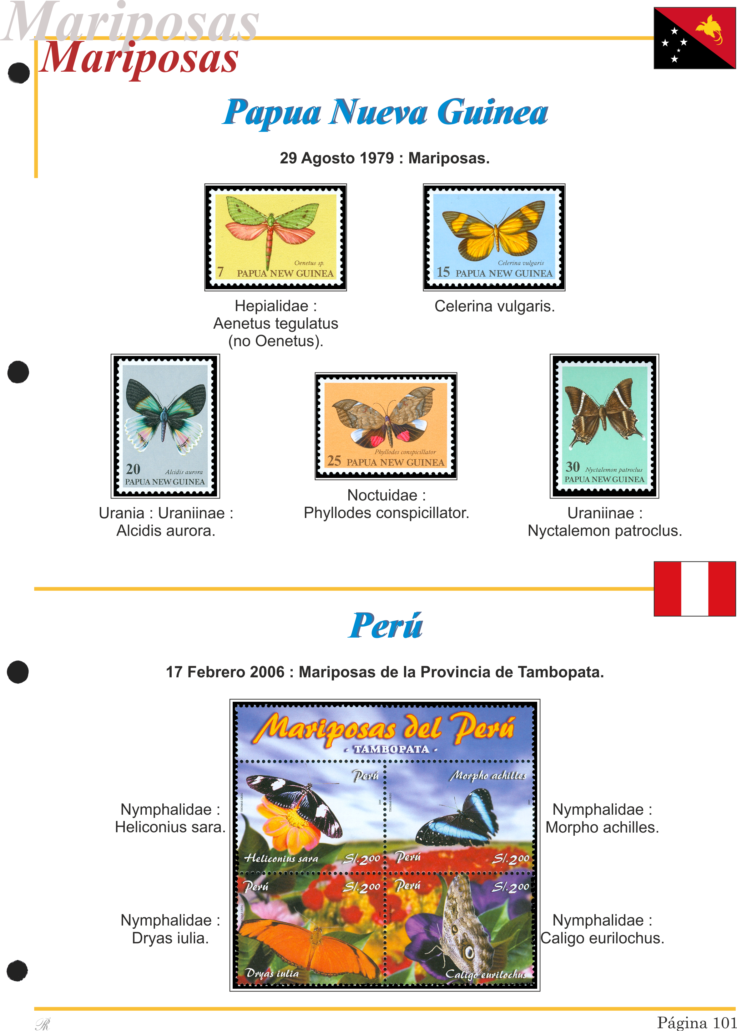 Álbum de mariposas