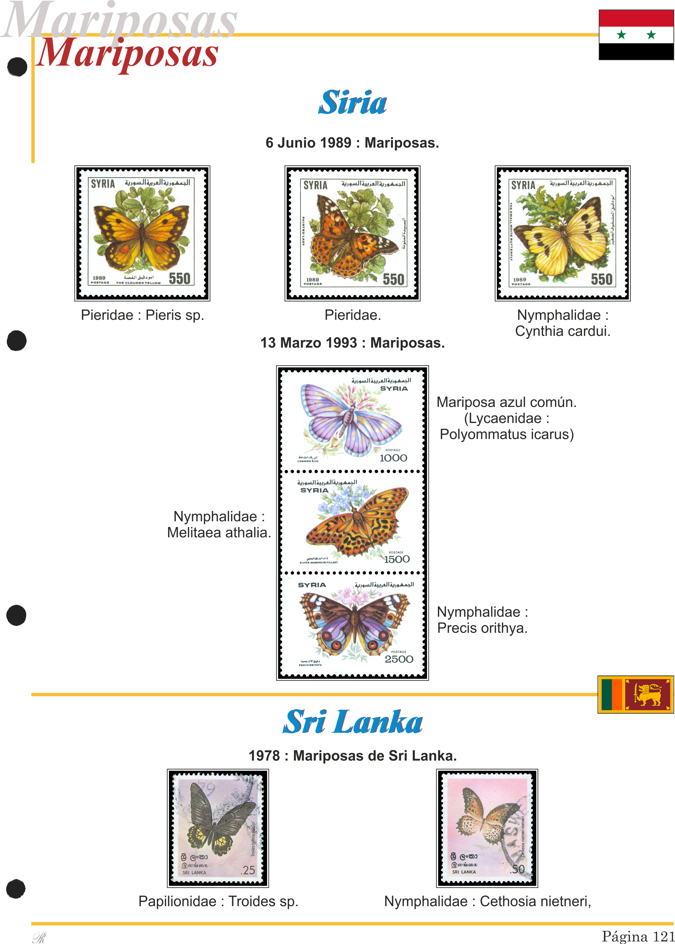 Álbum de mariposas